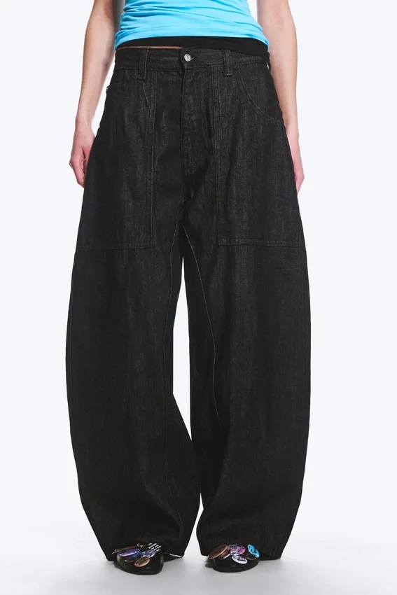 Vaqueros holgados de talle bajo unisex Dunno – Lavado negro – Negro | Cheap Monday GB Vaqueros holgados de talle bajo unisex Dunno – Lavado negro – Negro | Cheap Monday GB