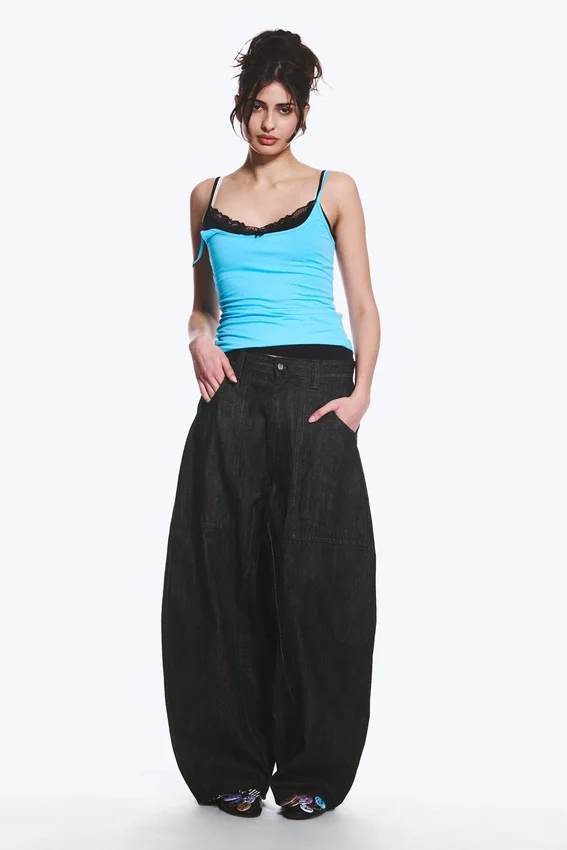 Vaqueros holgados de talle bajo unisex Dunno – Lavado negro – Negro | Cheap Monday GB Vaqueros holgados de talle bajo unisex Dunno – Lavado negro – Negro | Cheap Monday GB