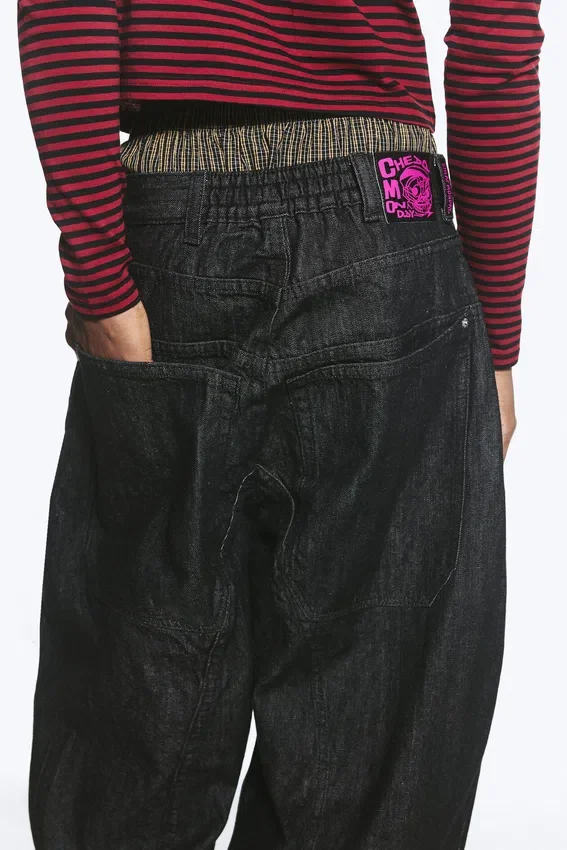 Vaqueros holgados de talle bajo unisex Dunno – Lavado negro – Negro | Cheap Monday GB Vaqueros holgados de talle bajo unisex Dunno – Lavado negro – Negro | Cheap Monday GB