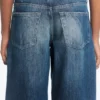 Vaqueros holgados de talle bajo y corte ancho – Azul mina – Azul medio Vaqueros holgados de talle bajo y corte ancho – Azul mina – Azul medio