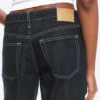 Vaqueros holgados de talle bajo y corte ancho – Blue Rinse – Azul oscuro