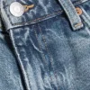 Vaqueros holgados de talle bajo y corte recto para mujer – Blue Horses – Azul medio Vaqueros holgados de talle bajo y corte recto para mujer – Blue Horses – Azul medio