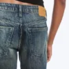 Vaqueros holgados de talle bajo y pierna ancha – Azul Báltico – Azul oscuro Vaqueros holgados de talle bajo y pierna ancha – Azul Báltico – Azul oscuro