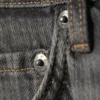 Vaqueros holgados de talle bajo y pierna ancha – Gris mina – Gris oscuro