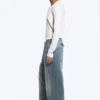 Vaqueros holgados de talle medio con efecto retorcido Astro Loose Baggy – Azul Gloria – Azul medio Vaqueros holgados de talle medio con efecto retorcido Astro Loose Baggy – Azul Gloria – Azul medio