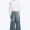 Vaqueros holgados de talle medio con efecto retorcido Astro Loose Baggy – Azul Gloria – Azul medio Vaqueros holgados de talle medio con efecto retorcido Astro Loose Baggy – Azul Gloria – Azul medio