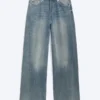 Vaqueros holgados de talle medio con efecto retorcido Astro Loose Baggy – Azul Gloria – Azul medio Vaqueros holgados de talle medio con efecto retorcido Astro Loose Baggy – Azul Gloria – Azul medio