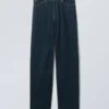 Vaqueros holgados de talle medio y corte ancho Rail – Azul lavado – Azul oscuro Vaqueros holgados de talle medio y corte ancho Rail – Azul lavado – Azul oscuro