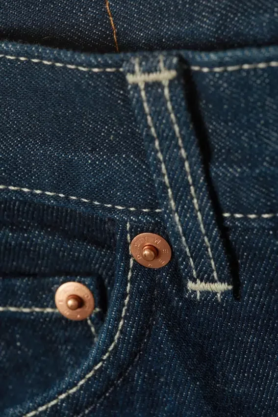 Vaqueros holgados de talle medio y corte ancho Rail – Azul lavado – Azul oscuro Vaqueros holgados de talle medio y corte ancho Rail – Azul lavado – Azul oscuro