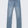 Vaqueros Issue de cintura baja, corte ajustado y pierna cónica – Azul estadounidense – Azul claro | Cheap Monday GB Vaqueros Issue de cintura baja, corte ajustado y pierna cónica – Azul estadounidense – Azul claro | Cheap Monday GB