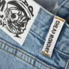 Vaqueros Issue de cintura baja, corte ajustado y pierna cónica – Azul estadounidense – Azul claro | Cheap Monday GB Vaqueros Issue de cintura baja, corte ajustado y pierna cónica – Azul estadounidense – Azul claro | Cheap Monday GB