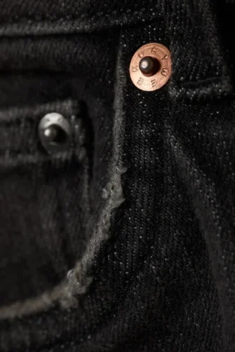 Vaqueros Katsumi de talle bajo, corte ajustado y pernera acampanada – Negro fantasma – Negro Vaqueros Katsumi de talle bajo, corte ajustado y pernera acampanada – Negro fantasma – Negro