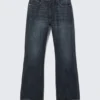 Vaqueros Mercury de talle medio y corte acampanado holgado – Azul marino – Azul oscuro Vaqueros Mercury de talle medio y corte acampanado holgado – Azul marino – Azul oscuro