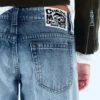 Vaqueros Messy de talle bajo, corte recto y ajuste regular – Kite Blue – Azul medio/claro | Cheap Monday GB Vaqueros Messy de talle bajo, corte recto y ajuste regular – Kite Blue – Azul medio/claro | Cheap Monday GB