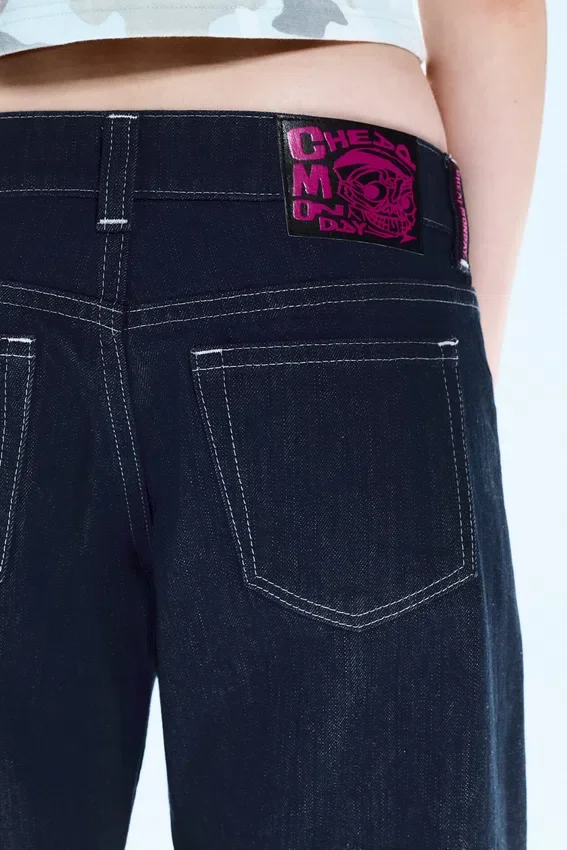 Vaqueros Messy de talle bajo, corte recto y regular – Blue Rinse – Azul oscuro | Cheap Monday Gb Vaqueros Messy de talle bajo, corte recto y regular – Blue Rinse – Azul oscuro | Cheap Monday Gb
