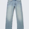 Vaqueros Meteor de talle bajo, corte recto y holgado – Azul Kimberley – Azul medio Vaqueros Meteor de talle bajo, corte recto y holgado – Azul Kimberley – Azul medio