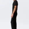 Vaqueros Meteor de talle bajo, corte recto y holgado – Lavado negro – Negro Vaqueros Meteor de talle bajo, corte recto y holgado – Lavado negro – Negro