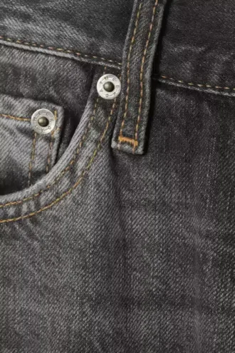 Vaqueros Meteor de talle bajo, corte recto y holgado – Negro oscuro – Negro Vaqueros Meteor de talle bajo, corte recto y holgado – Negro oscuro – Negro