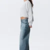 Vaqueros Missy de talle bajo, corte recto y holgado – Azul montaña – Azul medio Vaqueros Missy de talle bajo, corte recto y holgado – Azul montaña – Azul medio