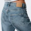 Vaqueros Missy de talle bajo, corte recto y holgado – Azul montaña – Azul medio Vaqueros Missy de talle bajo, corte recto y holgado – Azul montaña – Azul medio