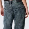 Vaqueros Missy de talle bajo, corte recto y holgado – Azul Pandora – Azul oscuro Vaqueros Missy de talle bajo, corte recto y holgado – Azul Pandora – Azul oscuro