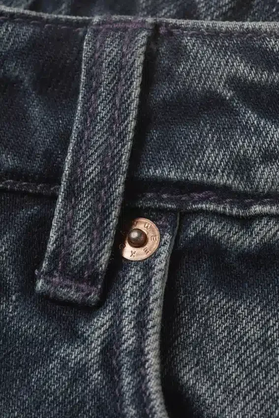 Vaqueros Missy de talle bajo, corte recto y holgado – Azul Pandora – Azul oscuro Vaqueros Missy de talle bajo, corte recto y holgado – Azul Pandora – Azul oscuro