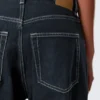 Vaqueros Missy de talle bajo, corte recto y holgado – Blue Rinse – Azul oscuro Vaqueros Missy de talle bajo, corte recto y holgado – Blue Rinse – Azul oscuro