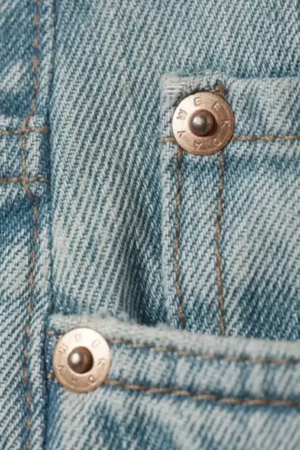 Vaqueros Moon de talle medio y corte acampanado – Azul Aeon – Azul claro Vaqueros Moon de talle medio y corte acampanado – Azul Aeon – Azul claro