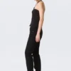 Vaqueros Neptune de talle bajo, corte ajustado y pierna recta – Lavado negro – Negro Vaqueros Neptune de talle bajo, corte ajustado y pierna recta – Lavado negro – Negro
