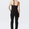 Vaqueros Neptune de talle bajo, corte ajustado y pierna recta – Lavado negro – Negro Vaqueros Neptune de talle bajo, corte ajustado y pierna recta – Lavado negro – Negro