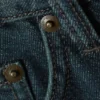 Vaqueros Nova de talle bajo, corte ajustado y acampanado – Azul lago – Azul medio Vaqueros Nova de talle bajo, corte ajustado y acampanado – Azul lago – Azul medio