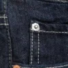 Vaqueros Nova de talle bajo y corte bootcut ajustado – Blue Rinse – Azul oscuro Vaqueros Nova de talle bajo y corte bootcut ajustado – Blue Rinse – Azul oscuro