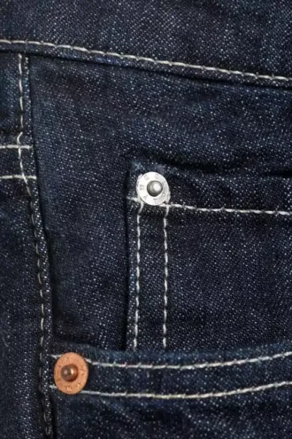 Vaqueros Nova de talle bajo y corte bootcut ajustado – Blue Rinse – Azul oscuro Vaqueros Nova de talle bajo y corte bootcut ajustado – Blue Rinse – Azul oscuro