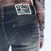 Vaqueros pitillo acampanados de talle bajo – Azul acero – Azul medio | Cheap Monday Gb Vaqueros pitillo acampanados de talle bajo – Azul acero – Azul medio | Cheap Monday Gb