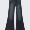 Vaqueros pitillo acampanados de talle bajo – Azul estrella | Cheap Monday Gb
