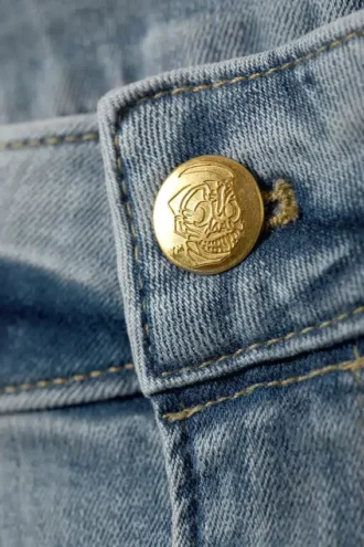 Vaqueros pitillo acampanados de talle bajo – Azul sucio | Cheap Monday Gb