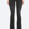 Vaqueros pitillo de talle bajo con corte acampanado Fancy Booty Bei – Estampado Polly Black – Negro | Cheap Monday Gb