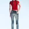 Vaqueros pitillo de talle bajo Sleezie – Azul oscuro veteado | Cheap Monday Gb Vaqueros pitillo de talle bajo Sleezie – Azul oscuro veteado | Cheap Monday Gb