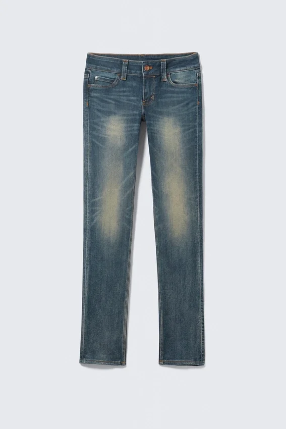 Vaqueros pitillo de talle bajo Sleezie – Azul oscuro veteado | Cheap Monday Gb Vaqueros pitillo de talle bajo Sleezie – Azul oscuro veteado | Cheap Monday Gb