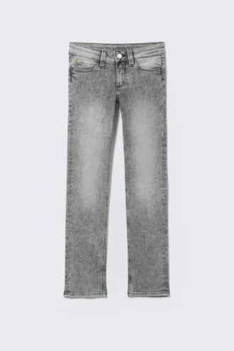 Vaqueros pitillo de talle bajo Sleezie – Gris Post | Cheap Monday Gb