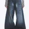 Vaqueros Rad Super de cintura regular, corte holgado y pierna ancha – Azul estrella | Cheap Monday GB Vaqueros Rad Super de cintura regular, corte holgado y pierna ancha – Azul estrella | Cheap Monday GB