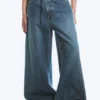 Vaqueros Rad Super de cintura regular, corte holgado y pierna ancha – Azul marea – Azul oscuro | Cheap Monday GB Vaqueros Rad Super de cintura regular, corte holgado y pierna ancha – Azul marea – Azul oscuro | Cheap Monday GB