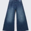 Vaqueros Rad Super de cintura regular, corte holgado y pierna ancha – Blue Web – Azul medio | Cheap Monday GB Vaqueros Rad Super de cintura regular, corte holgado y pierna ancha – Blue Web – Azul medio | Cheap Monday GB