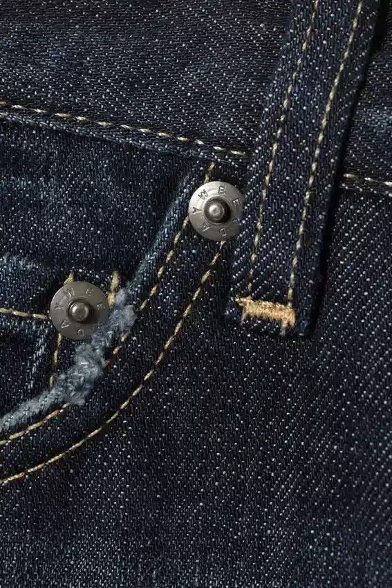 Vaqueros Ray de talle medio, corte holgado y pierna cónica – Azul mar profundo – Azul oscuro Vaqueros Ray de talle medio, corte holgado y pierna cónica – Azul mar profundo – Azul oscuro