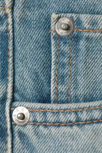 Vaqueros Ray de talle medio, corte relajado y pierna cónica – Seventeen Blue – Azul medio Vaqueros Ray de talle medio, corte relajado y pierna cónica – Seventeen Blue – Azul medio