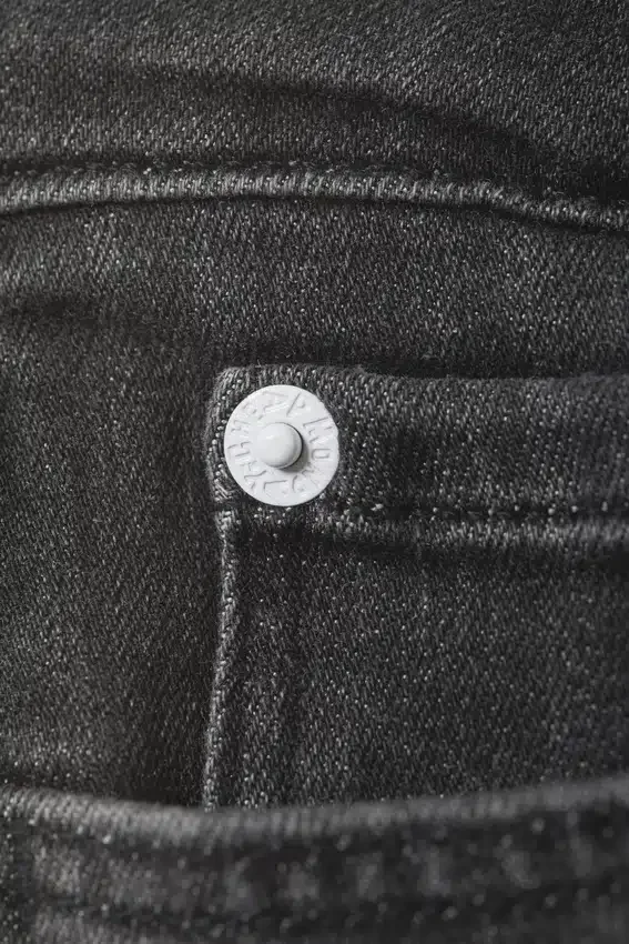 Vaqueros rectos ajustados de cintura baja Sleezie – Negro Swab Vaqueros rectos ajustados de cintura baja Sleezie – Negro Swab