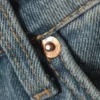 Vaqueros rectos ajustados de talle bajo – Azul Trove – Azul medio Vaqueros rectos ajustados de talle bajo – Azul Trove – Azul medio