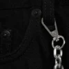 Vaqueros rectos ajustados de talle bajo Yungblud – Negro Vaqueros rectos ajustados de talle bajo Yungblud – Negro