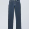 Vaqueros rectos ajustados de talle medio Twig Curve – Azul zafiro – Azul oscuro Vaqueros rectos ajustados de talle medio Twig Curve – Azul zafiro – Azul oscuro