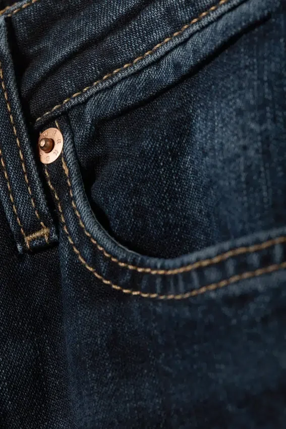 Vaqueros rectos de talle alto Resolute Curve – Azul ángel – Azul oscuro Vaqueros rectos de talle alto Resolute Curve – Azul ángel – Azul oscuro